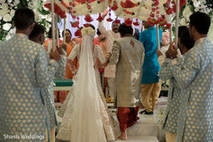 Indian bride arriving to the ceremony Indian bride arriving to the ceremony