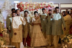 Maharani making her entrance to the ceremony Maharani making her entrance to the ceremony