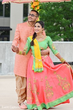 Stunning Indian bride and groom outdoors capture. Stunning Indian bride and groom outdoors capture.