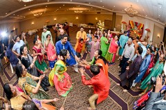 Indian bride and groom enjoying their pre-wedding celebration. Indian bride and groom enjoying their pre-wedding celebration.