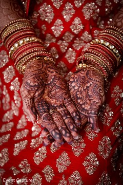 Elegant Indian bride bangles and mehndi art. Elegant Indian bride bangles and mehndi art.