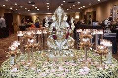 Wonderful Indian wedding Ganesha table decoration. Wonderful Indian wedding Ganesha table decoration.