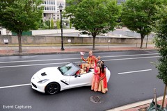 Indian groom at his baraat. Indian groom at his baraat.