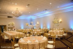 Unique Indian wedding reception table setup. Unique Indian wedding reception table setup.