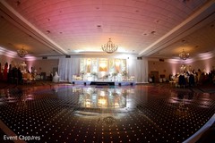 Magnificent Indian wedding reception dance floor. Magnificent Indian wedding reception dance floor.