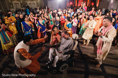 Joyful Indian pre-wedding celebration. Joyful Indian pre-wedding celebration.