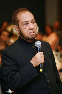 Maharani's father delivering a speech at the venue Maharani's father delivering a speech at the venue