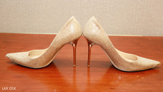 Detail of the shoes used by the maharani Detail of the shoes used by the maharani