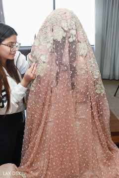 Details of the veil used by the beautiful maharani Details of the veil used by the beautiful maharani