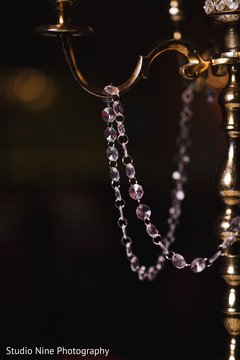 Closeup capture of Indian wedding chandelier. Closeup capture of Indian wedding chandelier.