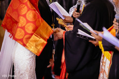 Maharani and Raja during the vows Maharani and Raja during the vows