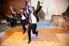 Joyful special guest jumping around to the sound of music Joyful special guest jumping around to the sound of music