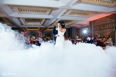 Amazing shot of the Indian couple having their first dance Amazing shot of the Indian couple having their first dance