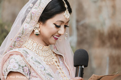 Enchanting Indian bride during the ceremony Enchanting Indian bride during the ceremony