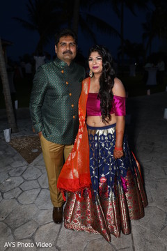 Lovely Indian bride posing with parent. Lovely Indian bride posing with parent.