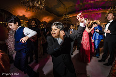 Kid guests showing some moves during the reception Kid guests showing some moves during the reception