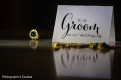 Lovely Indian bride's present for groom. Lovely Indian bride's present for groom.