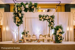 Magnificent Indian wedding mandap decor. Magnificent Indian wedding mandap decor.