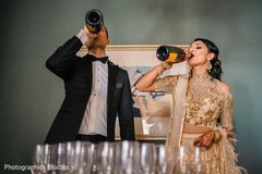Indian couple having their toast. Indian couple having their toast.