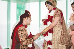 Tender moment between the raja and maharani Tender moment between the raja and maharani