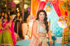 Maharani during the sangeet celebration Maharani during the sangeet celebration