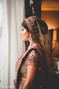 Indian bride waiting for the ceremony Indian bride waiting for the ceremony