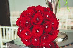 Stunning flower arrangement at the Indian wedding reception Stunning flower arrangement at the Indian wedding reception