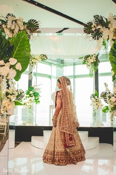 Maharani under the beautiful mandap Maharani under the beautiful mandap