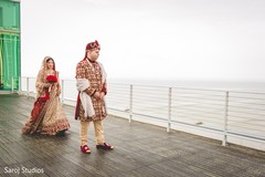 Indian bride on her way to meet groom. Indian bride on her way to meet groom.