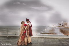 Indian bride and groom tender moment. Indian bride and groom tender moment.