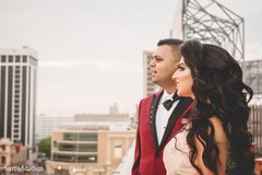 Portrait of the lovely newlyweds outdoors Portrait of the lovely newlyweds outdoors