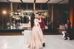 Indian groom and maharani kissing at the reception Indian groom and maharani kissing at the reception