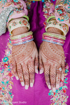 Detail of the stunning mehndi design on the maharani's hands Detail of the stunning mehndi design on the maharani's hands