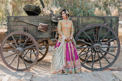 Beautiful Indian bride's portrait.