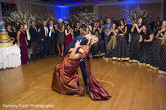 Sweet kiss of Indian couple having their first dance. Sweet kiss of Indian couple having their first dance.