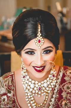 Portrait of beautiful maharani before the ceremony Portrait of beautiful maharani before the ceremony