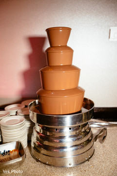 Delicious Indian wedding chocolate fountain. Delicious Indian wedding chocolate fountain.