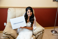 Maharani holding a present. Maharani holding a present.