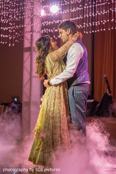 Beautiful shot of maharani and raja during their magical dance