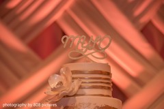 Details of the Indian wedding cake at the reception Details of the Indian wedding cake at the reception