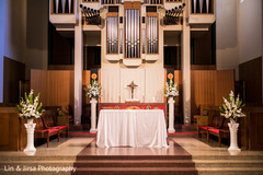 Beautiful capture of the wedding aisle Beautiful capture of the wedding aisle