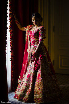 Portrait of the stunning maharani prior to the ceremony Portrait of the stunning maharani prior to the ceremony