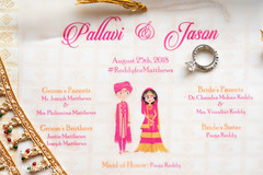 Lovely invitation detail for the Indian wedding Lovely invitation detail for the Indian wedding