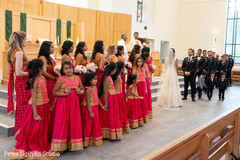 Lovely bridesmaids and groomsmen capture during the ceremony Lovely bridesmaids and groomsmen capture during the ceremony