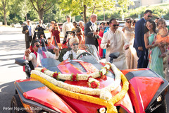 Indian groom during the Baraat Indian groom during the Baraat