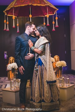Stunning Indian bride and groom at sangeet capture. Stunning Indian bride and groom at sangeet capture.