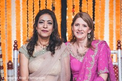 Enchanting Indian bride and grooms mothers. Enchanting Indian bride and grooms mothers.
