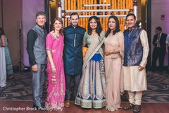 Wonderful sangeet family portrait. Wonderful sangeet family portrait.