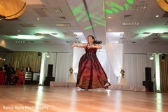 Special guest performing a choreography at the reception Special guest performing a choreography at the reception