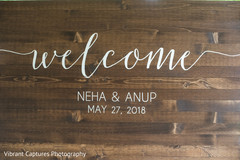 Magnificent Indian wedding welcome sign. Magnificent Indian wedding welcome sign.